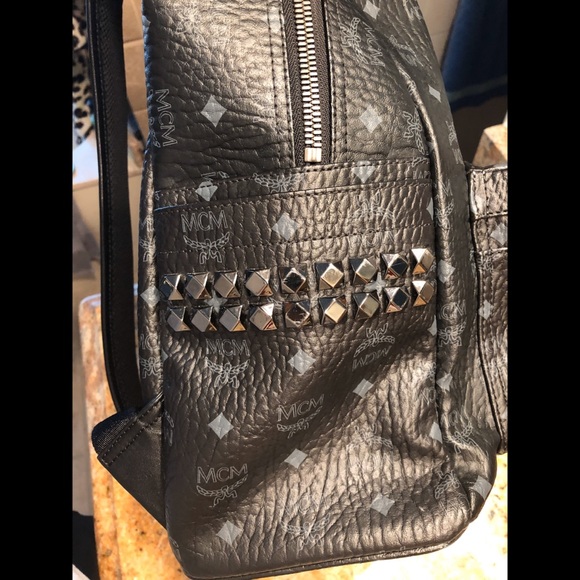 Authentic MCM Studded Backpack - Picture 3 of 8